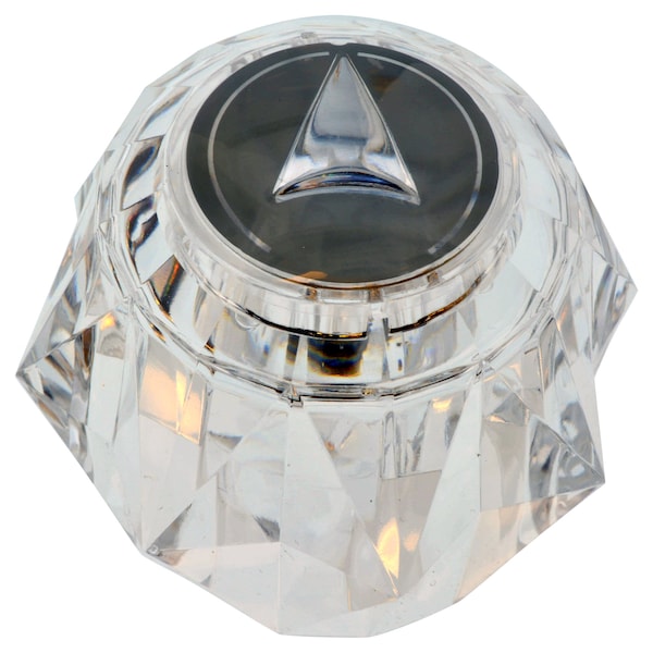Acrylic Single Knob Replacement Handle fits Delta Monitor and Scald-Guard Tub/Shower Faucets